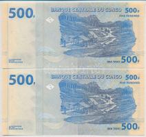 Kongó 2013. 500Fr (2x) sorszámkövetők T:I,I-
Congo 2013. 500 Francs (2x) sequential serials C:UNC,A...
