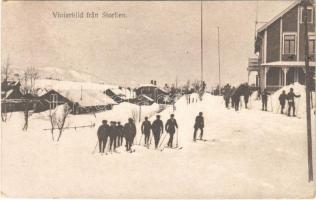Vinterbild fran Storlien / ski, winter sport in Sweden (EB)