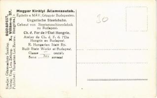 A Magyar Királyi Államvasutak (MÁV) 301. sorozatú gőzmozdonya. Kiadja a Gőzmozdony Szaklap / Hungari...