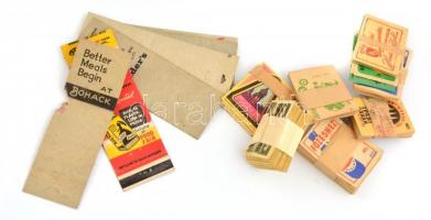 Gyufacímke gyűjtemény, több mint 6500 db, nagyrészt magyar, az 1940-es évektől albumban és kötegelve