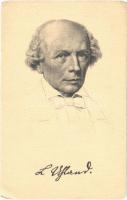 Ludwig Uhland, German poet, philologist and literary historian. Stengel art postcard (EK)