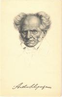 Arthur Schopenhauer, German philosopher. Stengel art postcard (EK)