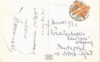 1936 Budapest V. Pesti Főiskolai Szent Imre Kollégium, kis kápolna főoltára, belső