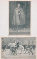 IV. Károly / Charles I of Austria - 6 db régi képeslap / 6 pre-1945 postcards