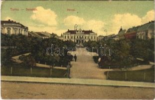 1912 Turnu Severin, Szörényvár; parcul / park