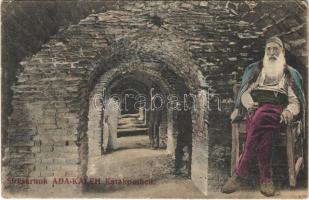 Ada Kaleh, sírcsarnok / Katakomben / catacombs, Bego Mustafa (EK)