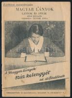 1933 Magyar Lányok, XXXIX. évfolyam, 19. szám, kisebbített mutatványszám, 15p