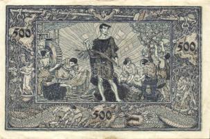 Német Birodalom/Weimari Köztársaság/Mannheim 1922.8.1. 500M T:II/III+