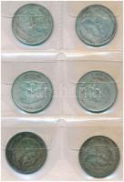 Vegyes: Magyaroszág 1947. 5Ft Ag "Kossuth" (16x) + 1915. 1K Ag "Ferenc József" +...