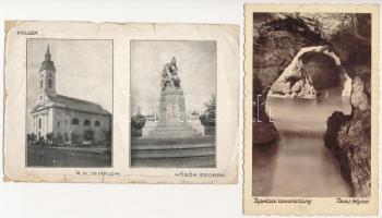 6 db RÉGI történelmi magyar város képeslap vegyes minőségben / 6 pre-1945 town-view postcards from the Kingdom of Hungary