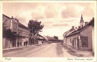 1938 Polgár, Szent Imre utca, Fleischer Béla üzlete (EK)