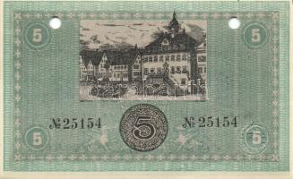 Német Birodalom/Weimari Köztársaság/Neckarsulm 1918.11.15. 5M hivatalos érvénytelenítéssel T:I