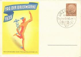 1939 Tag der Briefmarke. Reichsbund der Philatelisten E.V. / Day of the German Stamp, Philately Day. 3 Ga. + So. Stpl. (EK)