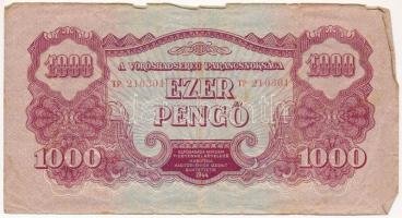 1944. 1000P "A Vörös Hadsereg Parancsnoksága" T:III- Adamo P48