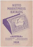 1959 Netto Marktpreis Katalog Austria + 1. Tiroler Landesbriefmarkenaustellung Innsbruck 11. bis 14. Juni 1959 So. Stpl. (EB)