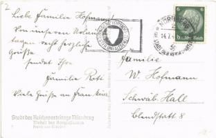 Stadt der Reichsparteitage Nürnberg. Modell des Kongreßbaues. Ansicht von Südosten. phot. Grimm / Nu...