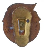 ~1950. "Vasutasok-Hajósok Szabad Szakszervezete" zománcozott tombak gomblyukjelvény (20x19...