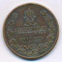 Románia 1878. "A függetlenség védelmezői a felkelésben 1877-1878" Br emlékérem. Szign.: R. Falot (30mm) T:2 Romania 1878. "Defenders of independence in Rebel 1877-1878 - Aparatorilor independintei in Resbelul 1877-1878" Br commemorative medallion. Sign: R. Falot (30mm) C:XF