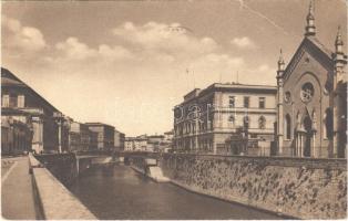 1941 Livorno, Scalo Ugo Botti / street view, church, bridge (EB)