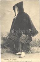 1916 Souvenir dAlbanie. Femme de Dulcigno, costume de promenade / Albanian folklore, woman from Dulcigno (Ulcinj) in traditional costume + K.u.K. Gruppenkommando Gm. K.U.K. FELDPOSTAMT 168 (EK)