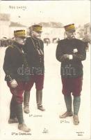 1914 Nos Chefs. Gal. Joffre, Pau, De Castelnau / WWI French military generals