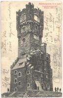 1912 Hruby Jesenik, Altvatergebirge; Praded / Habsburgwarte, Aussichtsturm auf dem Altvater / mountain peak, lookout tower (EK)