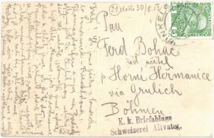 1912 Hruby Jesenik, Altvatergebirge; Praded / Habsburgwarte, Aussichtsturm auf dem Altvater / mounta...