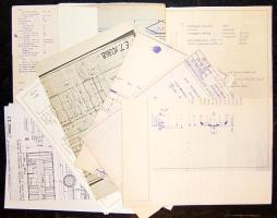 BKV járművek jellegrajzai 9 db