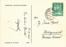 Ausstellung "Das Sowjet-Paradies". Kochstelle auf der Straße / "The Soviet Paradise&q...