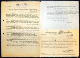 1943 Magyar Kir. Folyami Erők 2 db levél