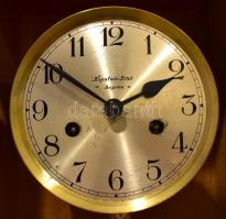 Kerpstein Ernő, Sopron jelzésű felesütős, ingajáratos falióra. fazettált üveggel. fa tokkal  Működő ...