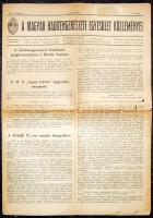 1943 Magyar Haditengerészeti Egyesület lapjának száma