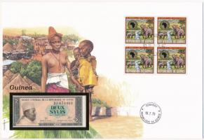 Guinea 1981. 2S felbélyegzett borítékban, bélyegzéssel T:1 Guinea 1981. 2 Sylis in envelope with stamp and cancellation C:UNC
