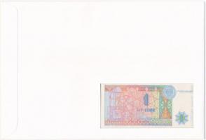 Kazahsztán 1993. 1T felbélyegzett borítékban, bélyegzéssel T:I 
Kazakhstan 1993. 1 Tenge in envelop...