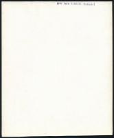 cca 1933 Kinszki Imre (1901-1945) budapesti fotóművész hagyatékából, pecséttel jelzett vintage fotóm...