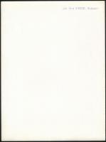 cca 1934 Kinszki Imre (1901-1945) budapesti fotóművész hagyatékából, pecséttel jelzett vintage fotóm...