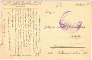 1917 Levelet író matróz az SMS Szent István, Osztrák-Magyar Haditengerészet Tegetthoff-osztályú csat...