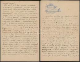 1899 Foča (Bosznia-Hercegovina), magyar katona személyes hangvételű levele a szüleinek haza, Csurgór...