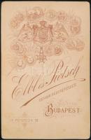 cca 1894 Budapest, Elbl és Pietsch, József főherceg és Ő császári és királyi fensége udvari fényképé...