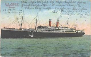 1923 SS Amerika United States Lines New York (EK)