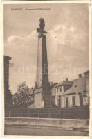 1930 Chernivtsi, Czernowitz, Cernauti, Csernyivci; Monumentul Razboiului / military monument, shop of Blum (Rb)