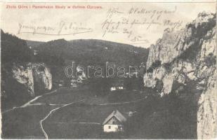 1915 Ojców, Zlota Góra i Panienskie Skaly w dolinie Ojcowa / mountains, village + Königl. Preuss. Armierungs-Bataillon Nr. 80. (EK)