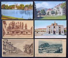 860 db régi külföldi városképes  képeslap sok érdekességgel, jobbakkal / 860 old foreign  city view ...