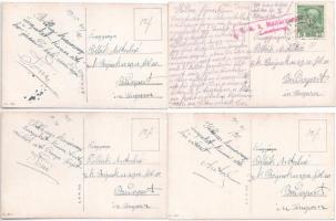 10 darabos képeslap sorozat: Első világháborús magyar katonai és vallásos művészlapok / WWI Hungaria...