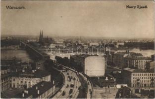 Warszawa, Warschau, Warsaw; Nowy Zjazd / general view, bridge. photo (non PC) (EK)