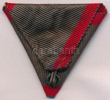 1918. "Sebesültek Érme nem hadieszköztől sérültek számára" eredeti mellszalagja jó állapot...