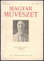1933 Magyar Művészet IX. évf. 2. és 10 számok. Papírkötésben, kis szakadásokkal a borítón.