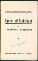 1928 Cserkész gyakorlati szabályzatok