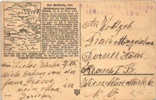 Fest steht und Treu die Wacht am Rhein! Beschiessung der Festung Reims / WWI German military art pos...