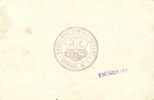 Német Birodalom/Császárság/Sorau 1918. 20M hivatalos érvénytelenítéssel T:II+